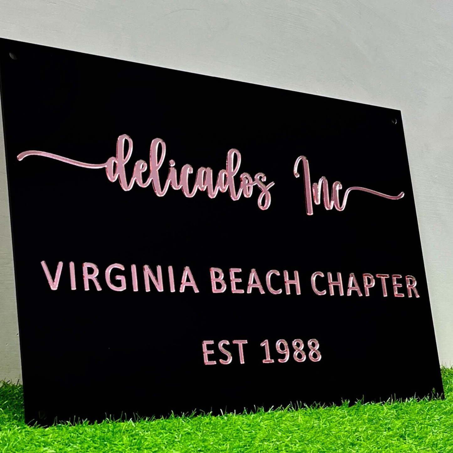 Raised Letter Name Plate for Office (Acrylic)