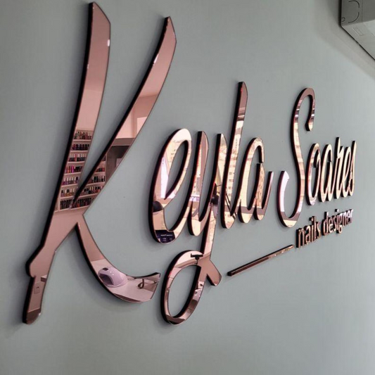 Custom Acrylic Name Sign | Acrylic Lettering | Living room decor, Business Name Sign, Party decoration, Baby Name Sign, Nursery Decor