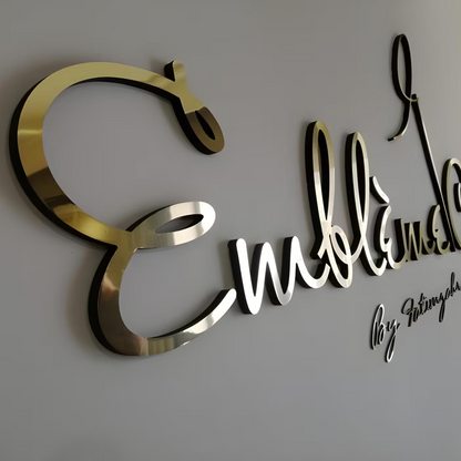 Custom Acrylic Name Sign | Acrylic Lettering | Living room decor, Business Name Sign, Party decoration, Baby Name Sign, Nursery Decor