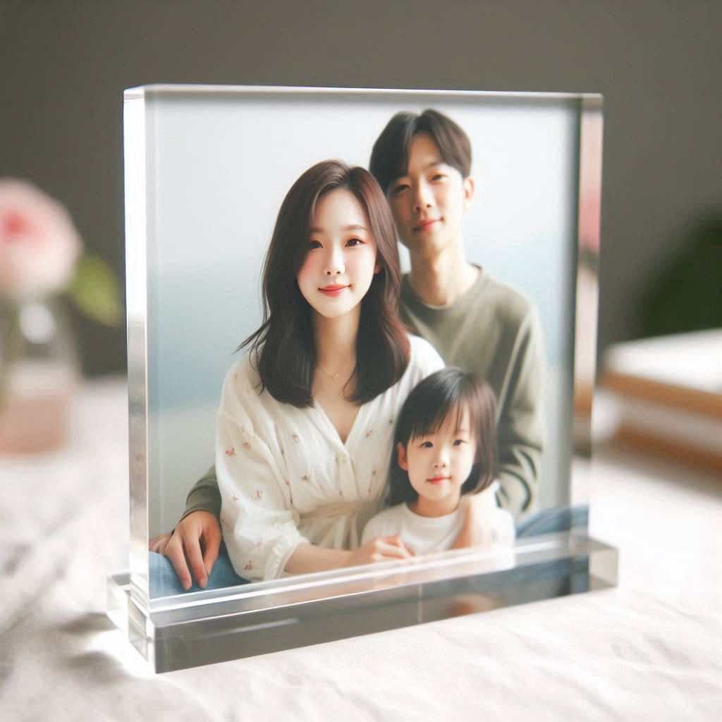 Personalized Acrylic Photo Block, Photo Stand | Gifts for Him & Her