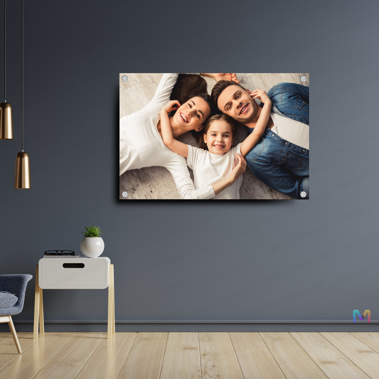 Customized Wall Photo Frame (Acrylic) | Wall Decor | Gifts for Couples and Family