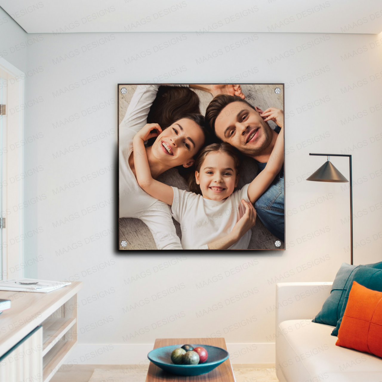 Customized Wall Photo Frame (Acrylic) | Acrylic Photo Frame | Wall Decor | Gifts for Couples and Family