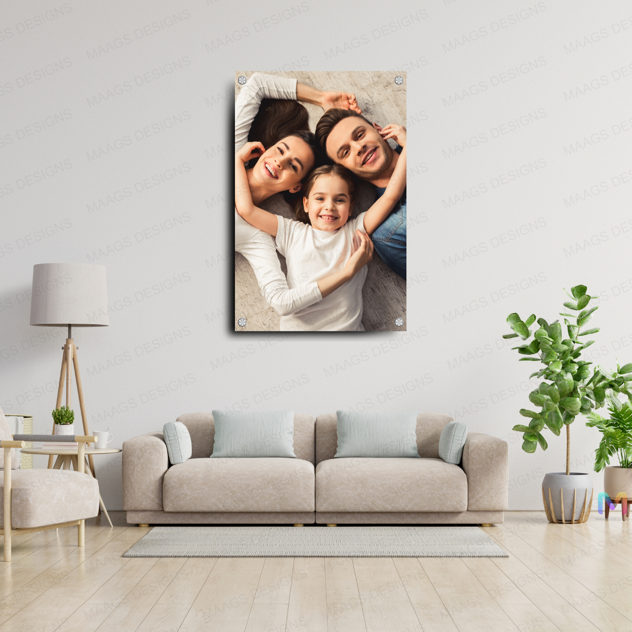 Customized Wall Photo Frame (Acrylic) | Wall Decor | Gifts for Couples and Family