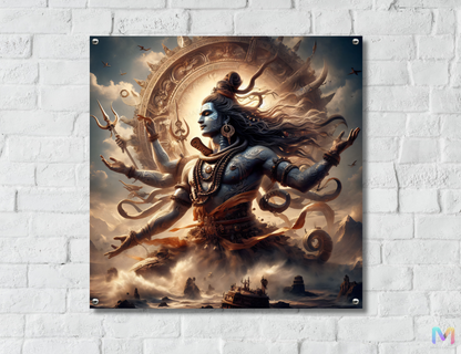 Lord Shiva - Mahadev (Premium Acrylic Glass Wall Poster)