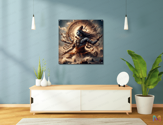 Maags Designs: Lord Shiva - Mahadev (Premium Acrylic Wall Poster)