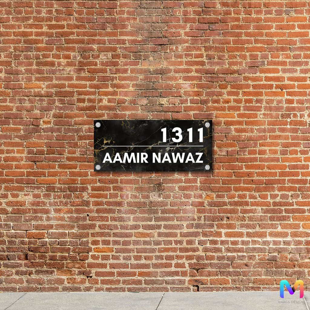 Art Collection - Contemporary Art 04 | Premium Custom Name Plate For Home