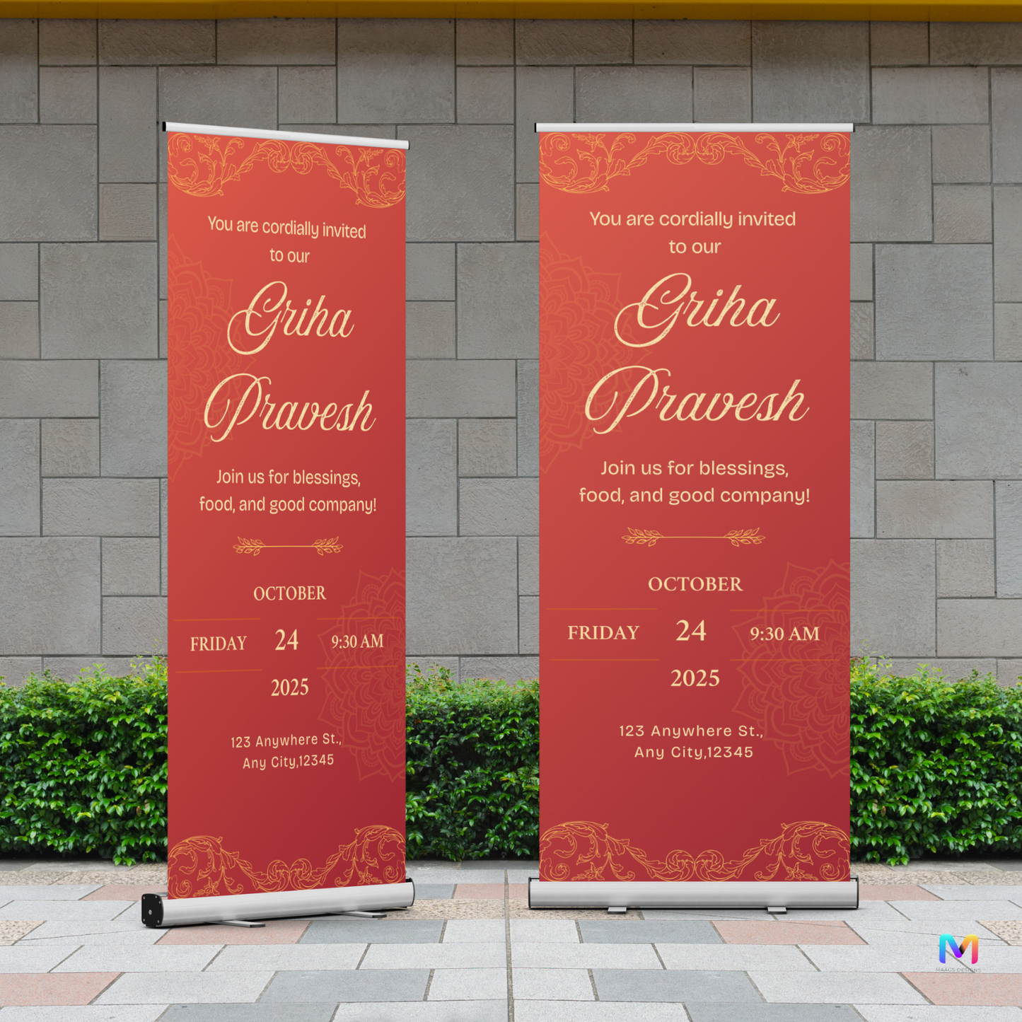 Housewarming Banner Standee - #HW02 (With Standee)