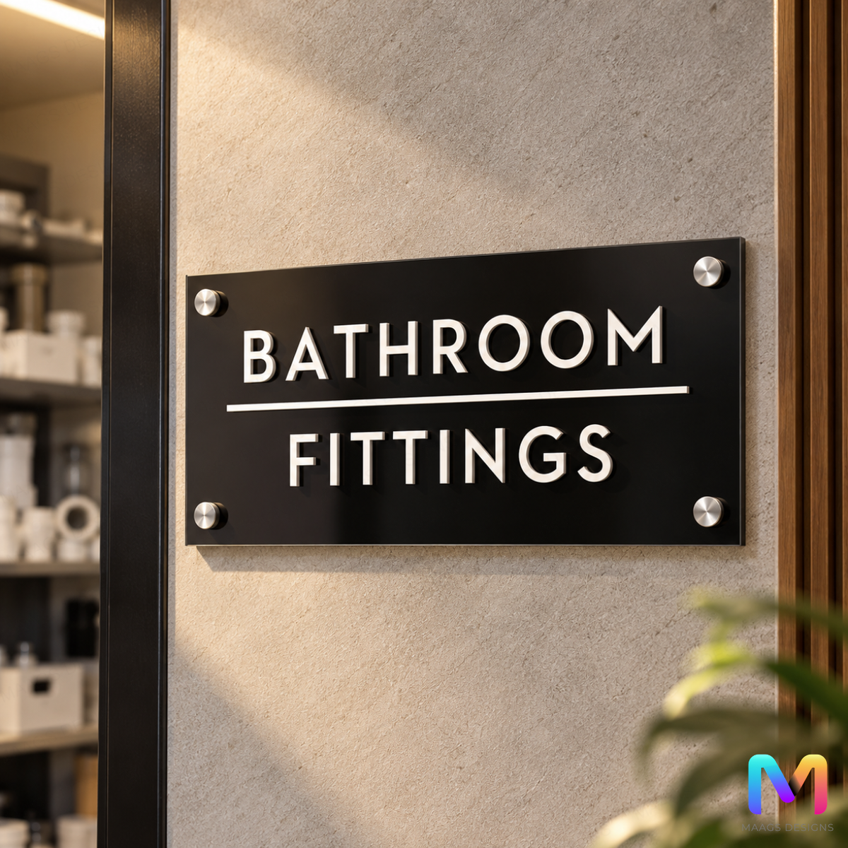 Raised letter Signages in Acrylic