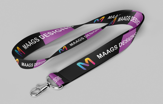 Customized Office Lanyards (Set of 25) | ID Card Strap | Lanyard for Students, Employees, Members, Participants