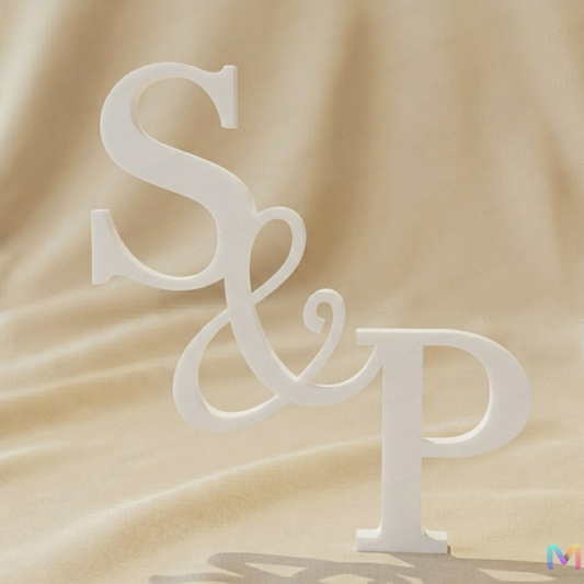 Custom Acrylic Cake Topper, Party Decor Acrylic: Glossy White 3 mm