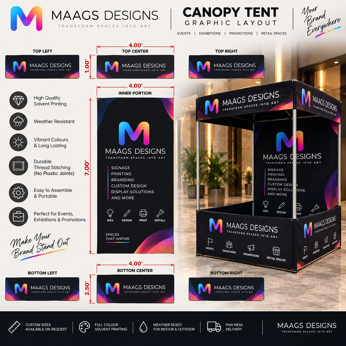 Canopy Tent, Promotional Tent, Marketing Tent