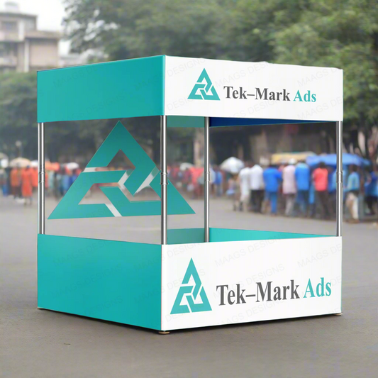 Canopy Tent, Promotional Tent - Demo Tent with Print Size in Feet 6' X 6' X 7' ft