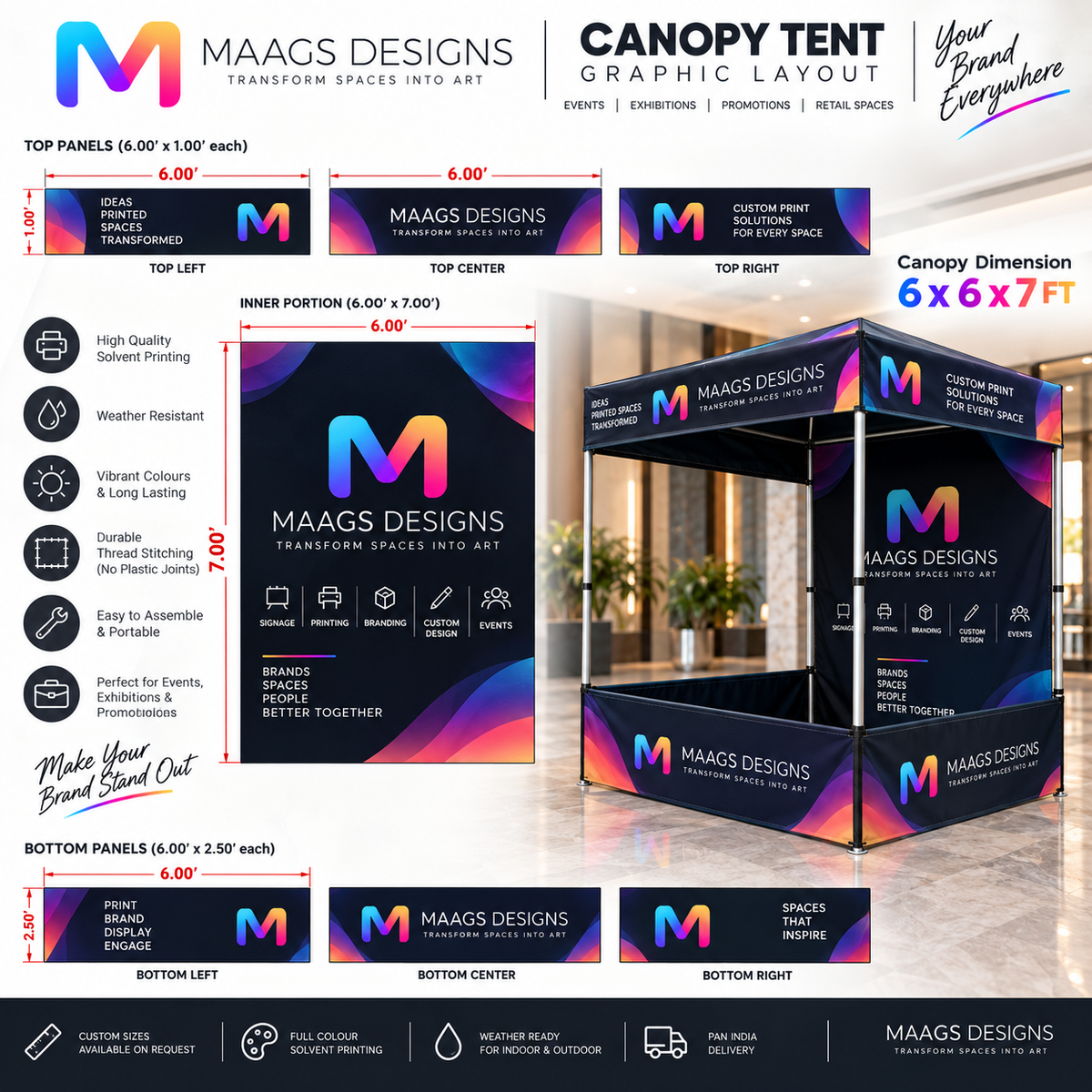 Canopy Tent, Promotional Tent, Marketing Tent
