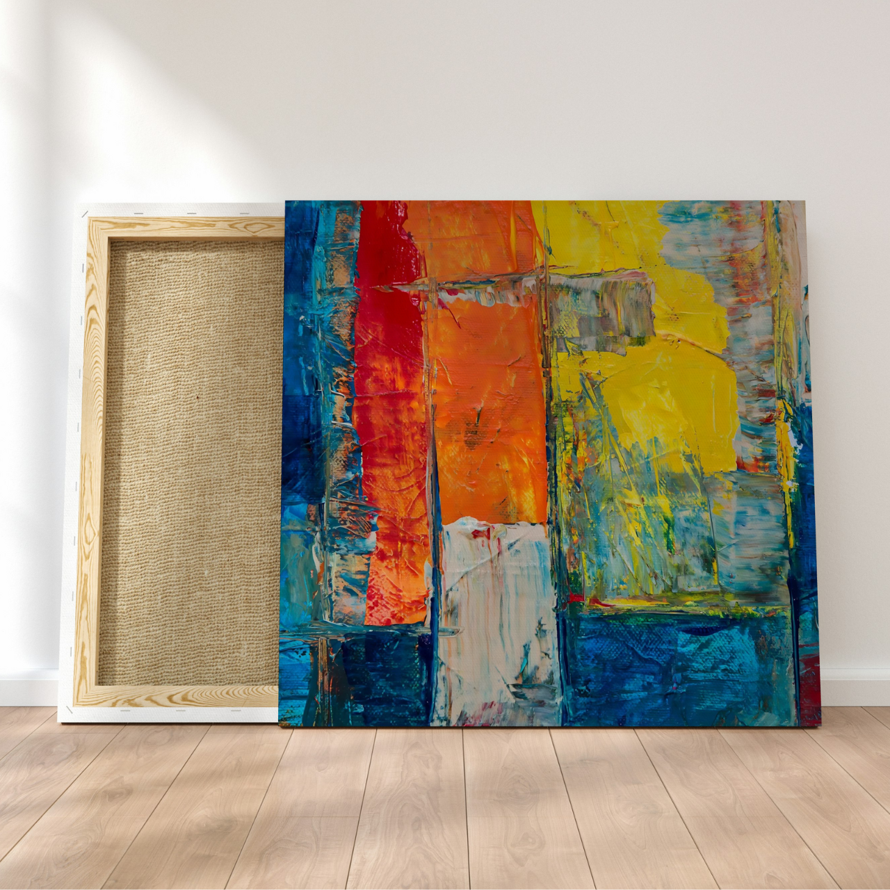 Color Fusion - Abstract Expression (Printed Canvas Wall Art) | Gallery Wall Decor