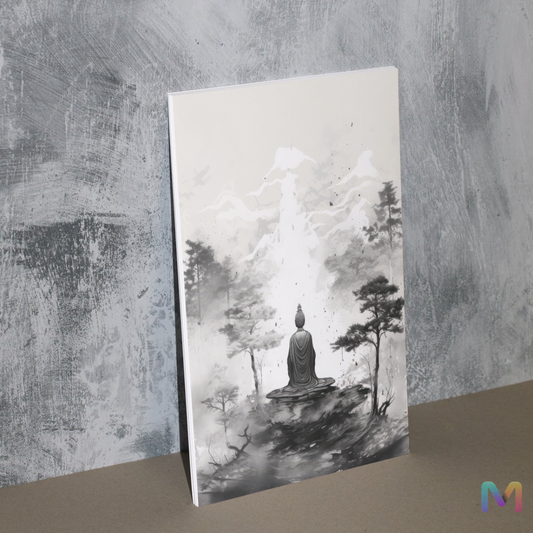 Serenity Buddha Wall Art (Canvas Wall Art) (Without Frame)