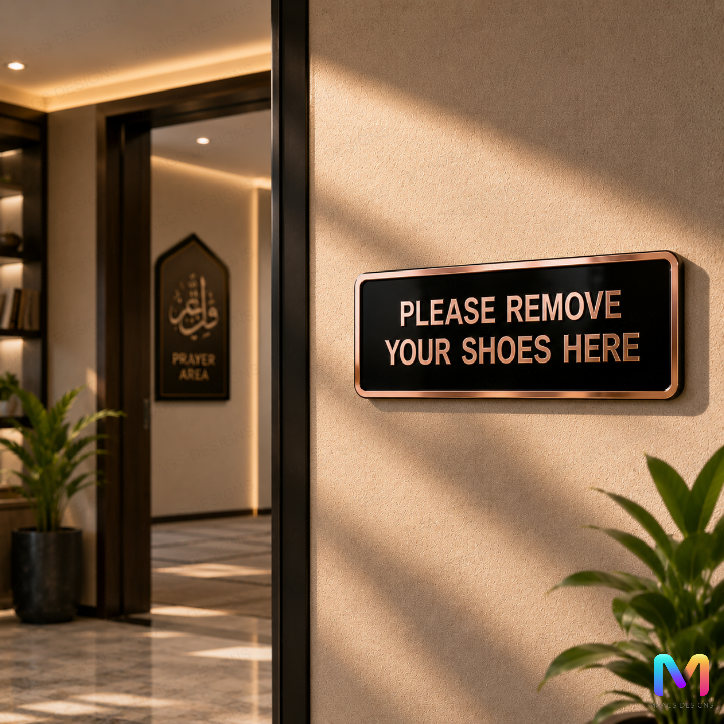 Aureus Facility Signs in Raised Acrylic