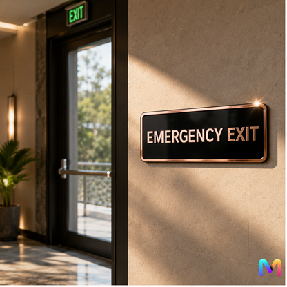 Aureus Facility Signs in Raised Acrylic