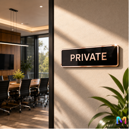 Aureus Facility Signs in Raised Acrylic
