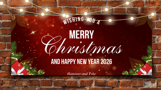 Christmas Hanging Banner - #FS01, Merry Christmas