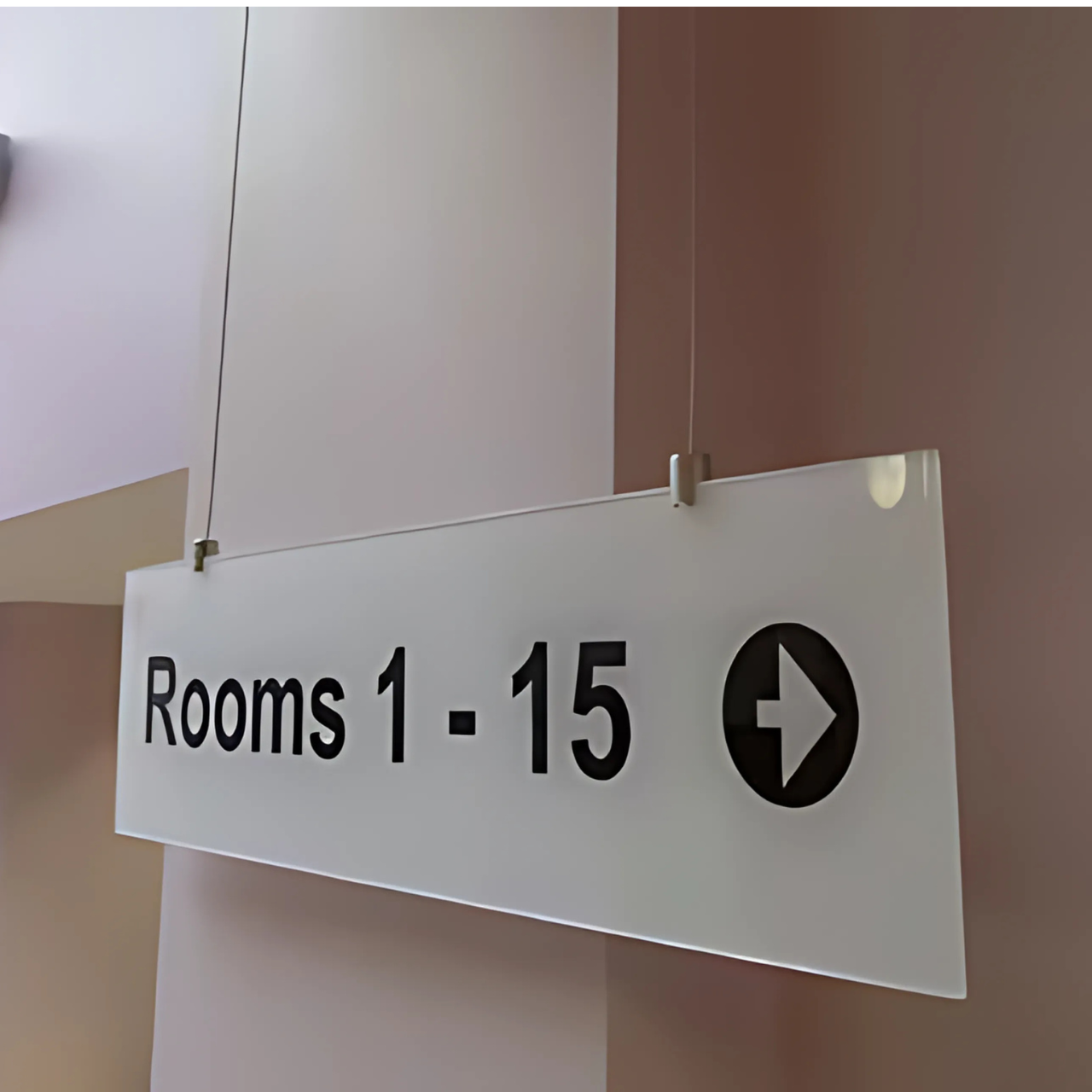 Hanging Office Name Plate (Acrylic)