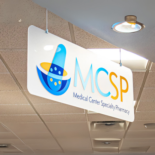 Hanging Office Name Plate (Acrylic)