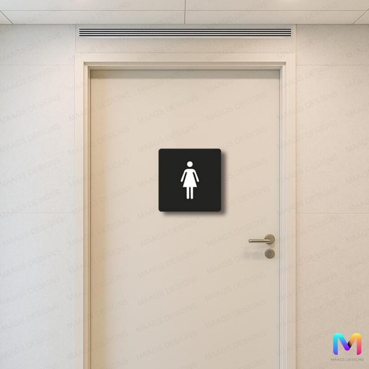 Restroom Signages in Acrylic
