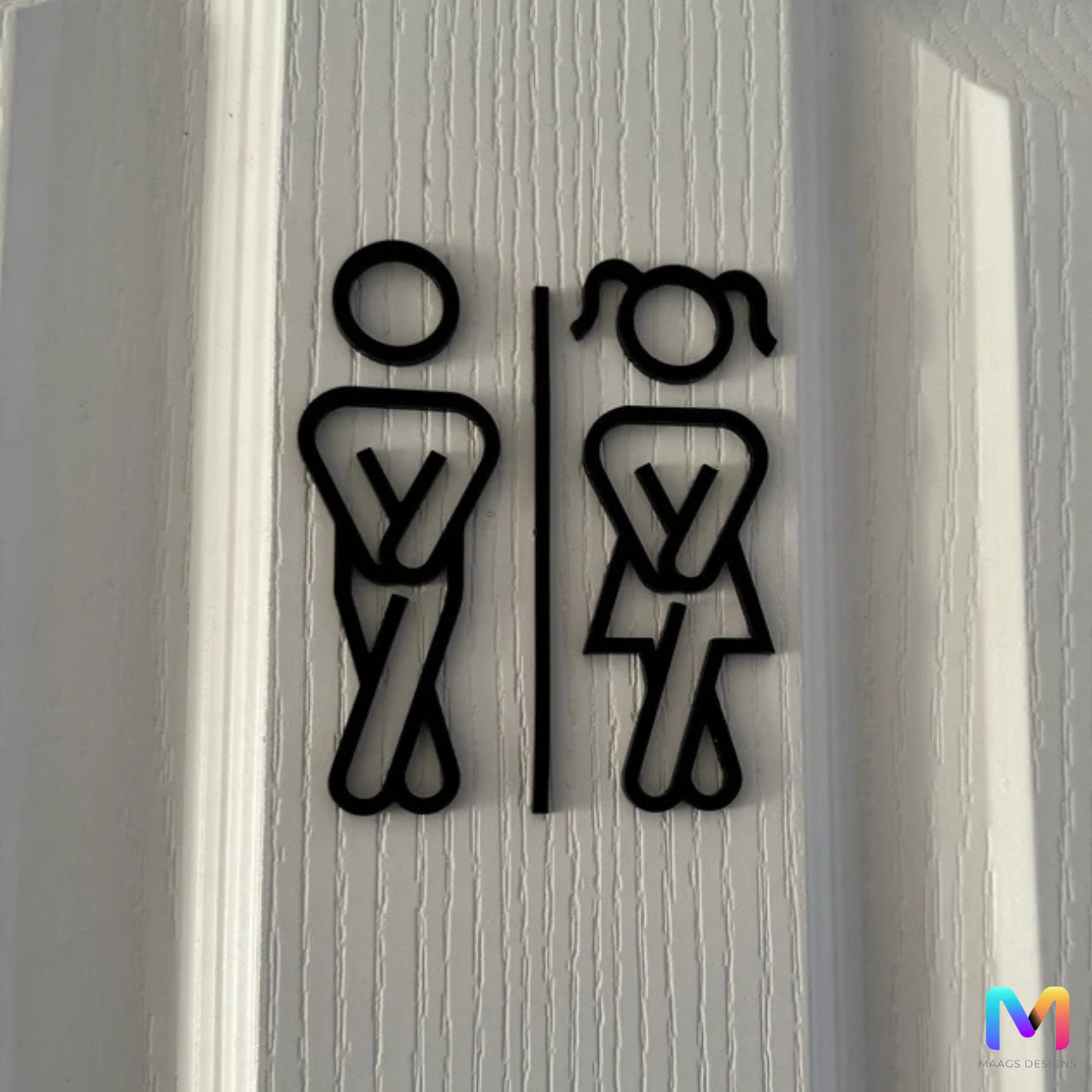 Gleem Restroom Sign Boards in Acrylic