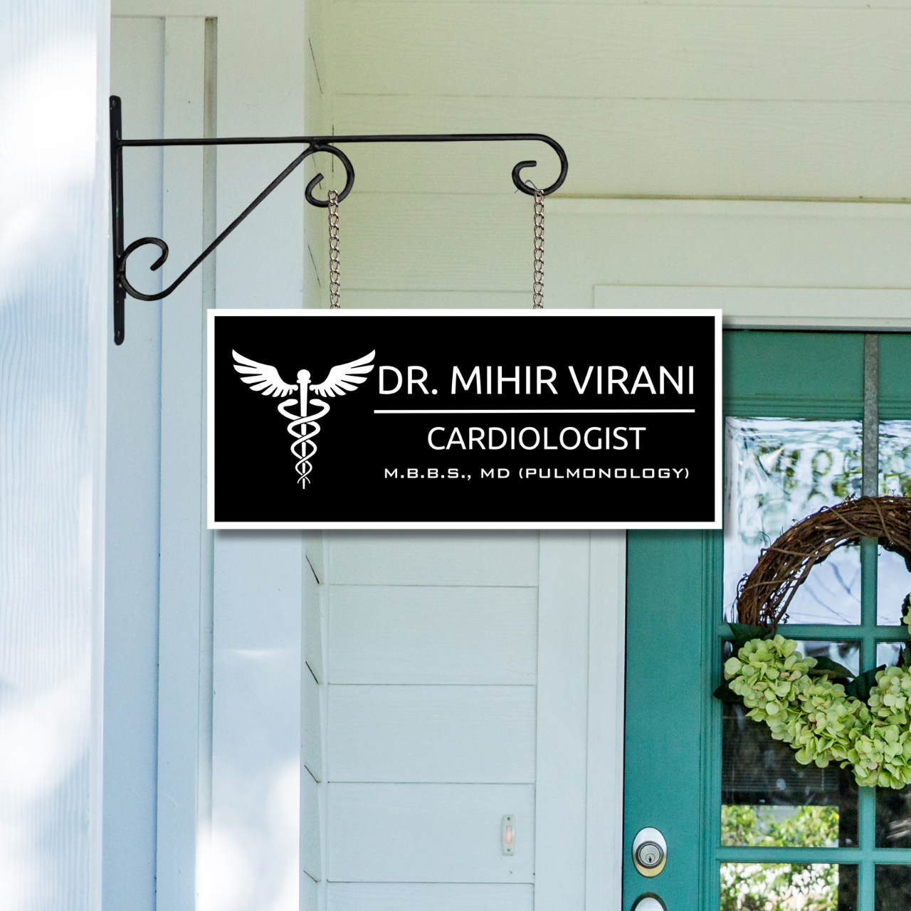 Executive Impressions Collection - Doctors Name Plate | Hanging Name Plate | Premium Name Plate For Business