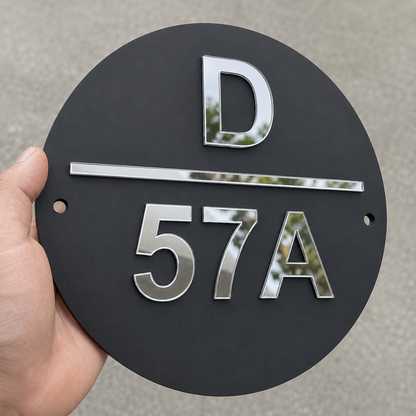 Luxe - House Number Plate (Acrylic)