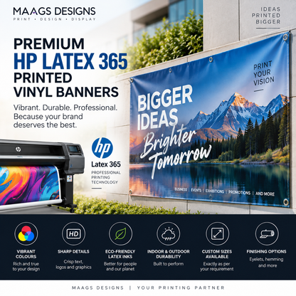 Premium HP Latex 365 Printed Vinyl Banners