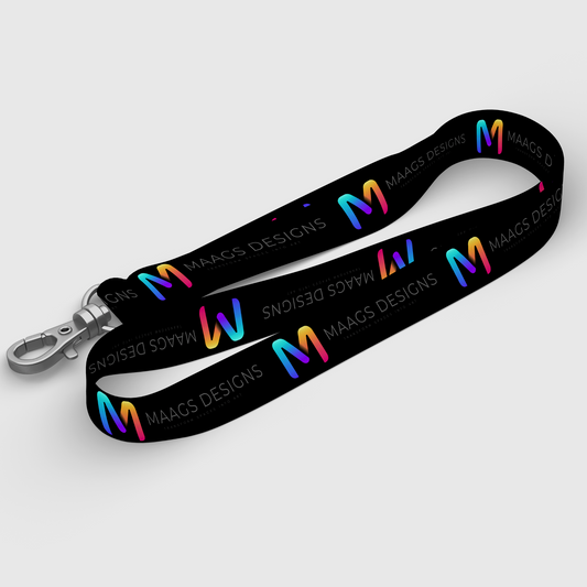 Custom Lanyards - 25mm (Set of 100) | ID Card Strap 25 mm width 100 pieces Stiching