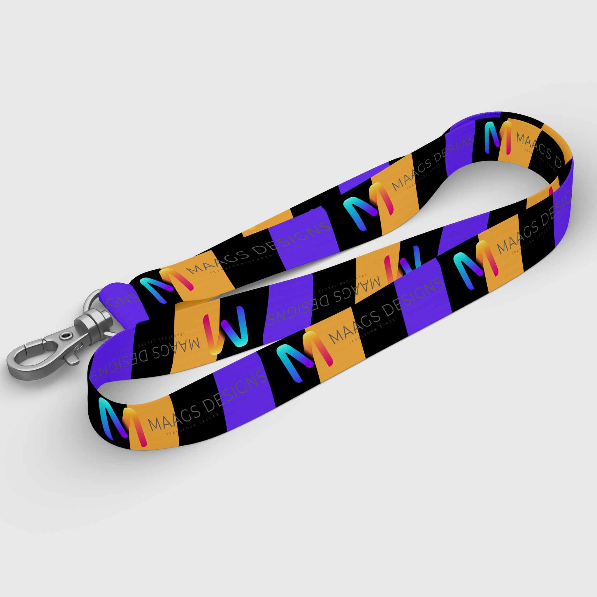 Custom Lanyards - 25mm (Set of 100) | ID Card Strap 25 mm width 100 pieces