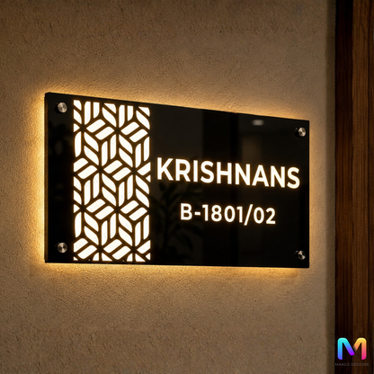 Monarch Glow LED Name Plate (Acrylic) Acrylic