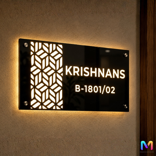Monarch Glow LED Name Plate (Acrylic)