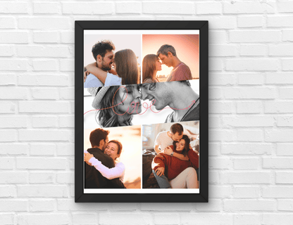 Personalized Love Story Collage for Couples, Photo Our Story Timeline | Gifts for Him & Her