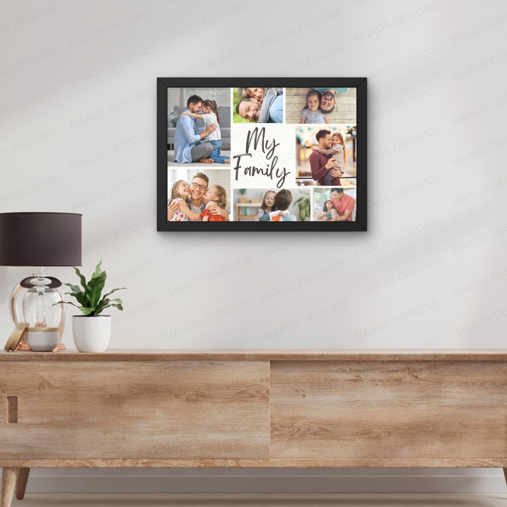 Personalized Family Collage Frame | For Couples and Families | Gifts f ...