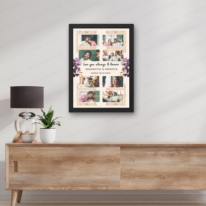 Personalized Love You Always Story Collage for Couples, Photo Our Story Timeline | Gifts for Him & Her