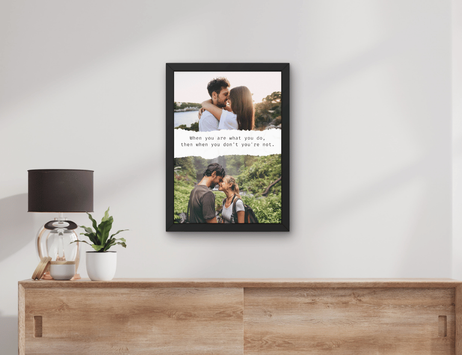 Personalized Love Story Frame for Couples, Photo Our Story Timeline | Gifts for Him & Her