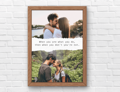 Personalized Love Story Frame for Couples, Photo Our Story Timeline | Gifts for Him & Her