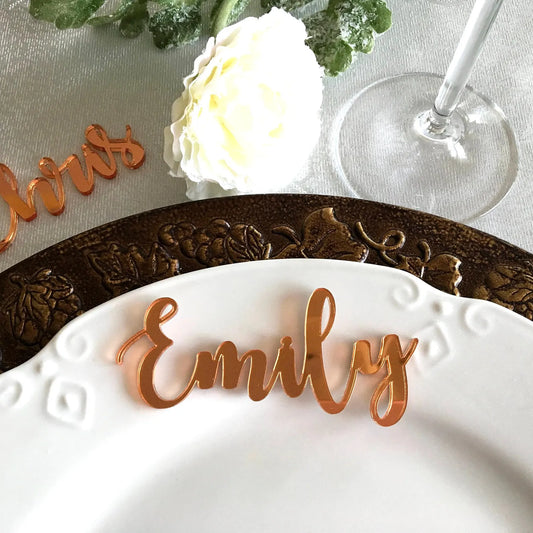 Custom Acrylic Name Sign | Acrylic Lettering | Living room decor, Business Name Sign Acrylic : Copper Gold