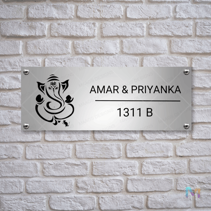 Ethnic Collection - Lord Ganesha | Premium Custom Name Plates for Homes