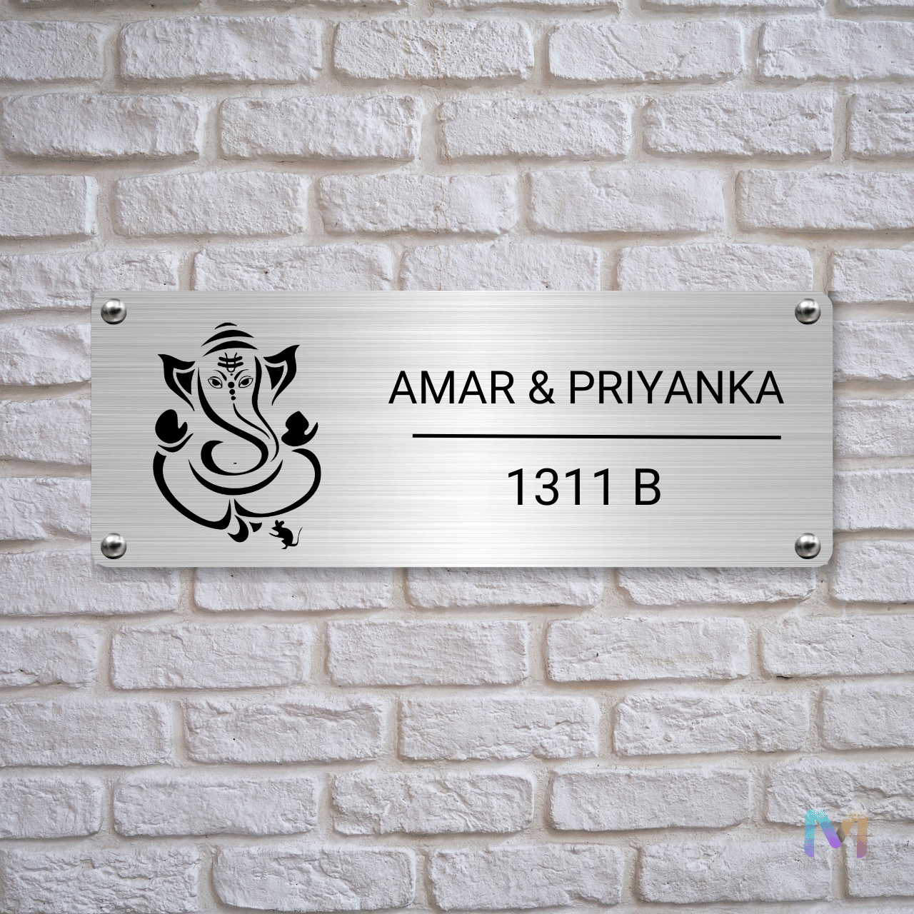 Ethnic Collection - Lord Ganesha | Premium Custom Name Plates for Homes