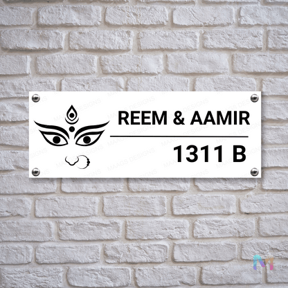 Ethnic Collection - Maa Durga | Premium Custom Name Plates for Homes