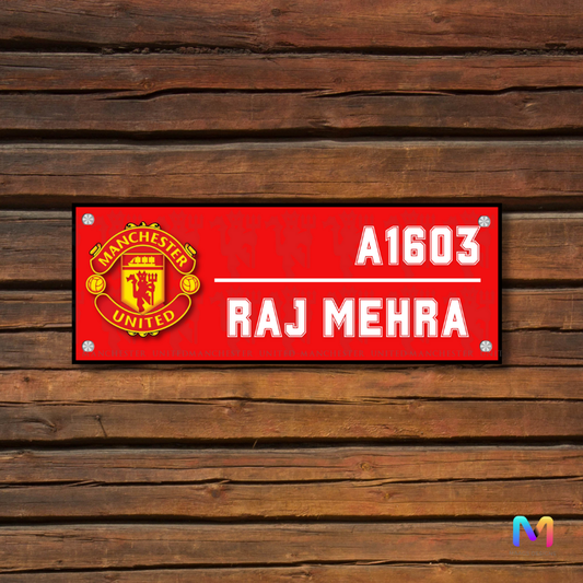 Sports Collection - Manchester United Name Plate II (Acrylic)