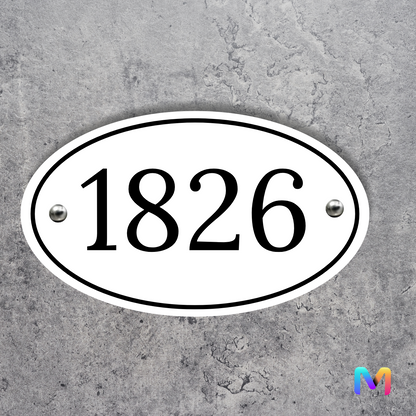 Minimalist - House Number Plate (Acrylic)