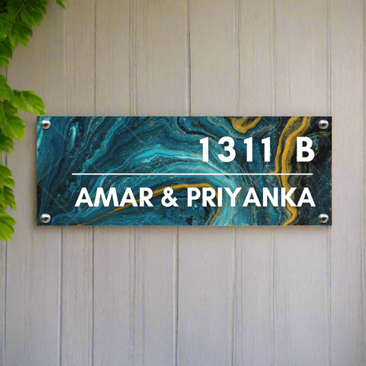 Art Collection - Contemporary Art 02 | Premium Custom Name Plate For Home