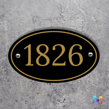Minimalist - House Number Plate (Acrylic)