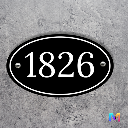 Minimalist - House Number Plate (Acrylic)