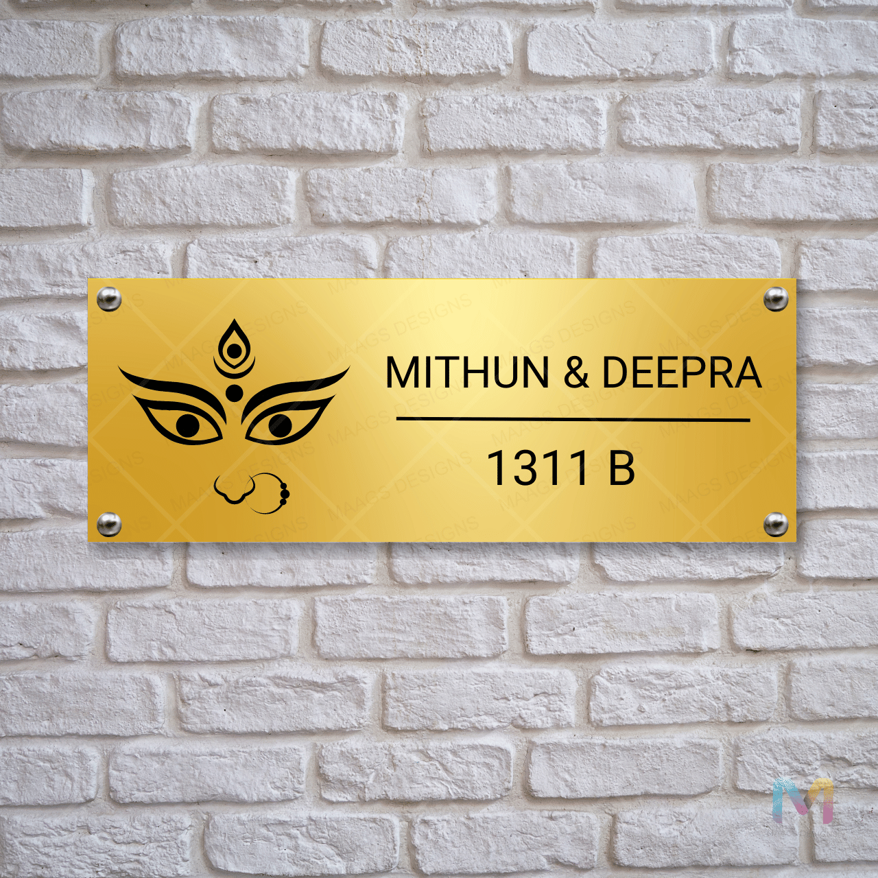 Ethnic Collection - Maa Durga | Premium Custom Name Plates for Homes