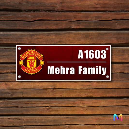 Sports Collection - Manchester United Name Plate V (Acrylic)